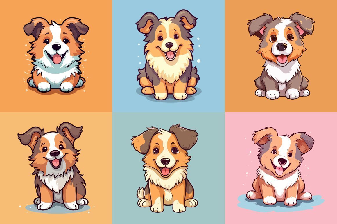 Cute Cartoon Dog Wallpaper