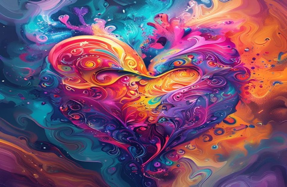 Heart HD Wallpaper In Full Screen