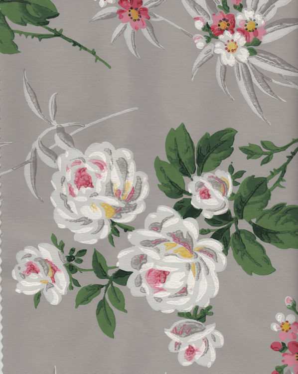 This Is A Gorgeous Swatch Of Vintage Wallpaper One Has Soft
