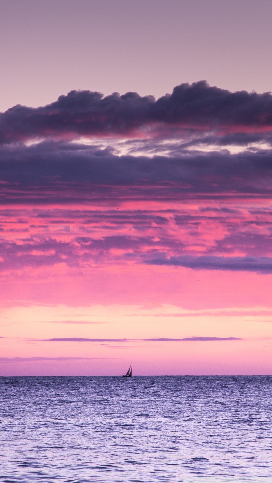 Pink Sunset Wallpaper On
