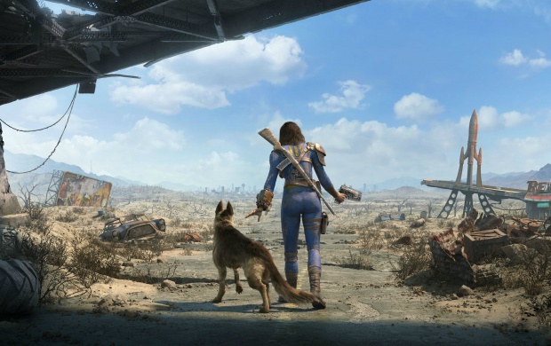 Fallout Girl Survivor Wasteland Wallpaper