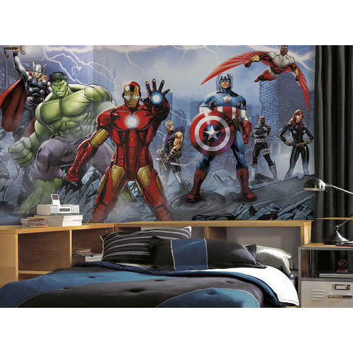 Room Mates Prepasted Avengers Assemble Wall Mural Reviews Wayfair