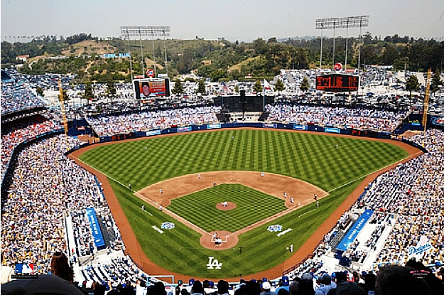 Los Angeles Dodgers Dodger Stadium Wall Mural