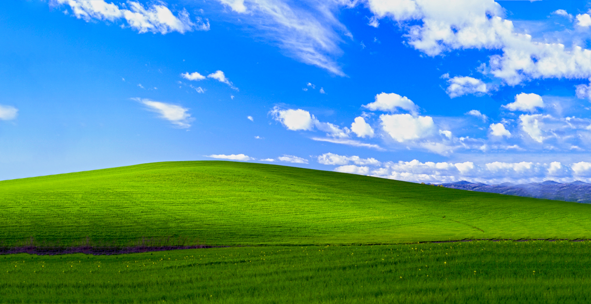 Extended Bliss The Default Windows Xp Wallpaper With Area