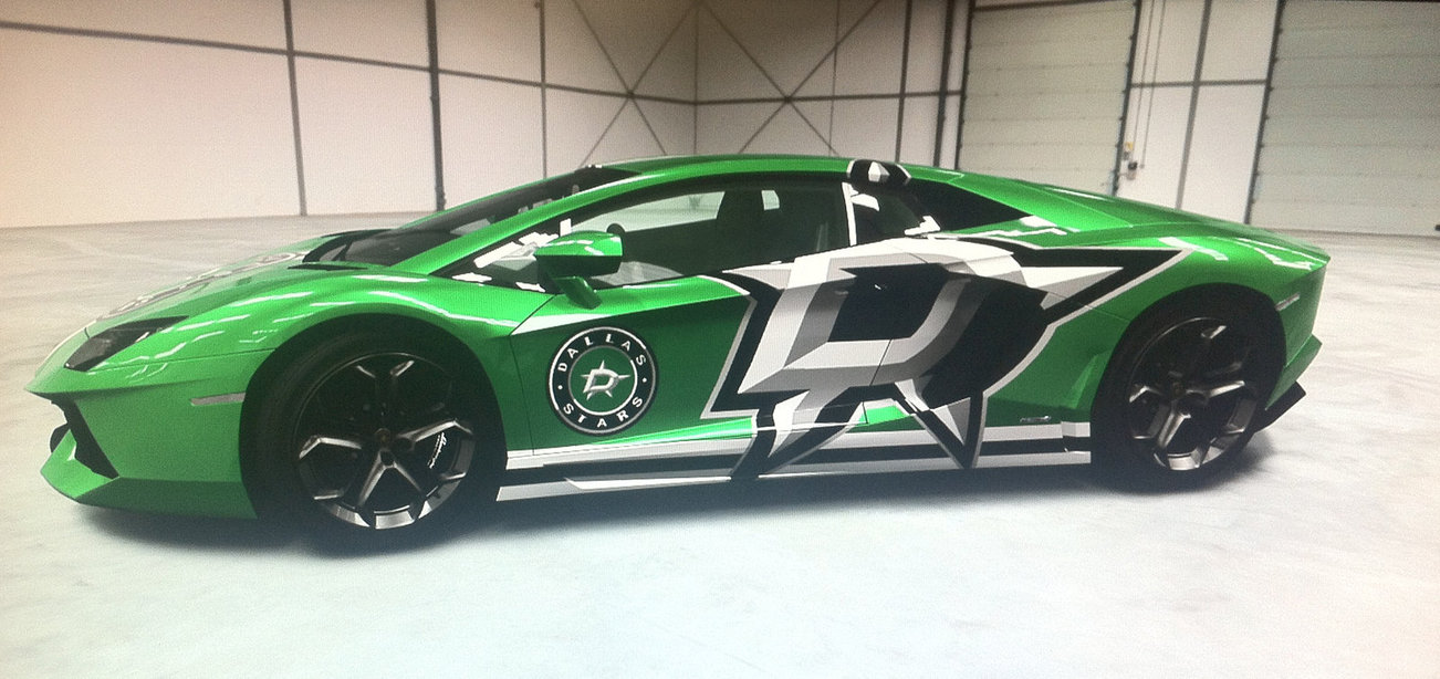 Dallas Stars Aventador   Forza 4 Livery by StealthClobber1 on