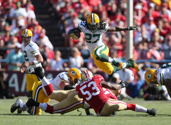 Eddie Lacy Shirtless Green Bay Packers