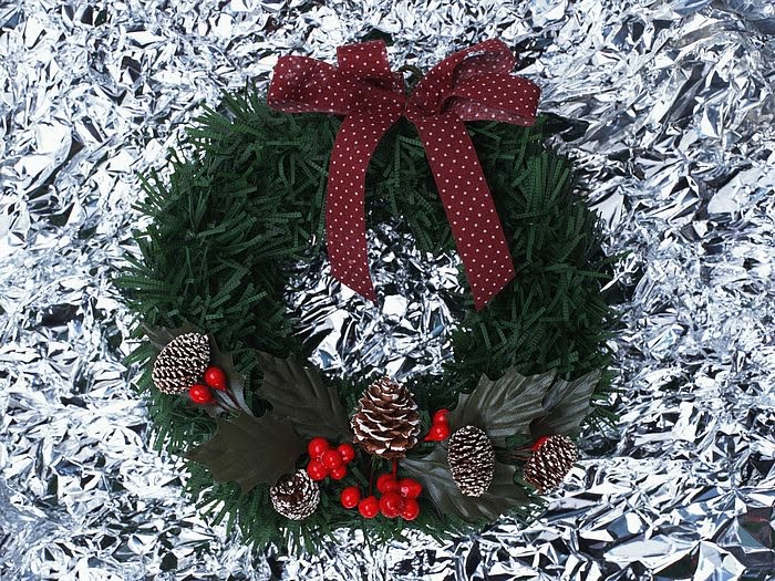 Christmas Background Wreath Background