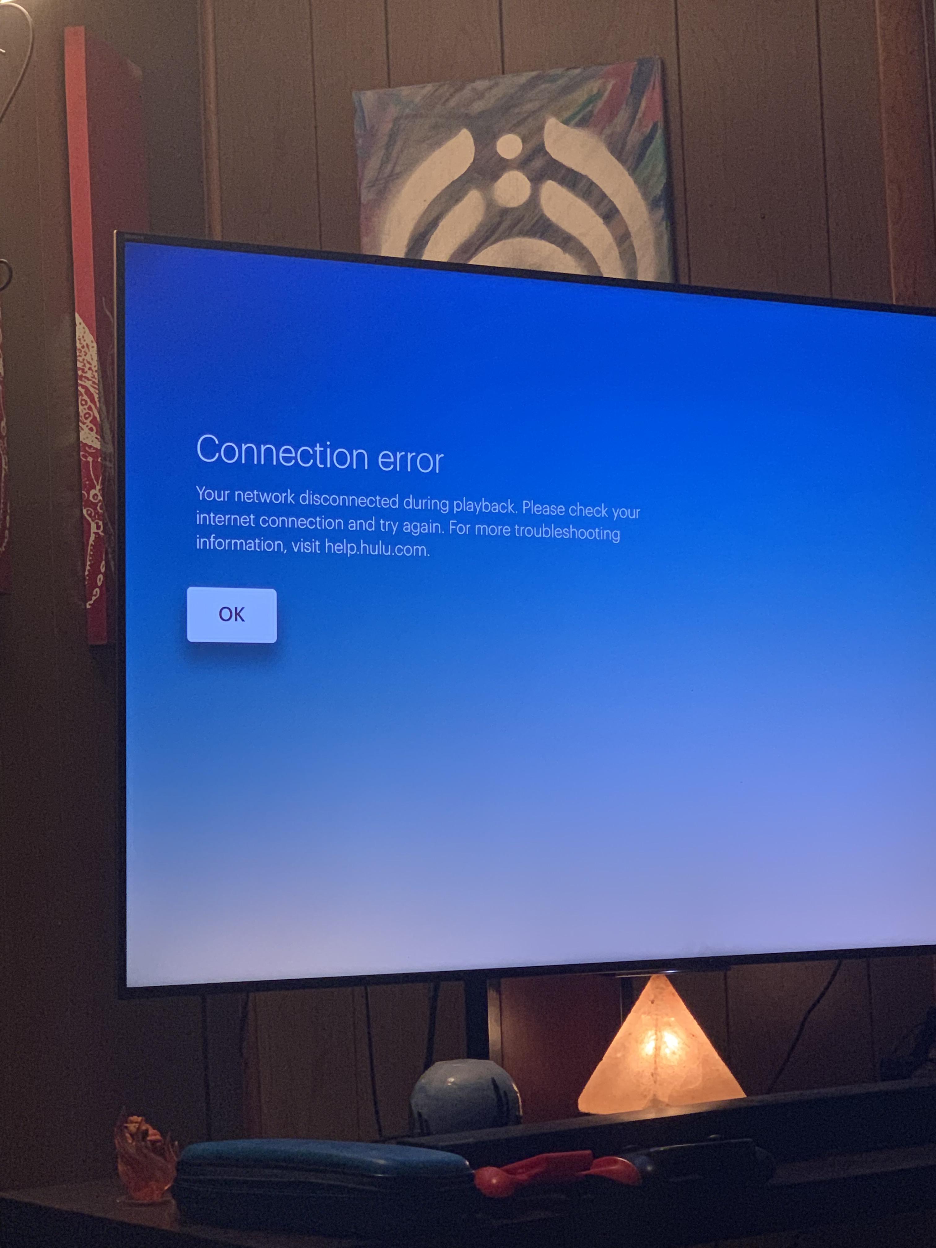 Connection Error After Every Single Episode Apple Tv It