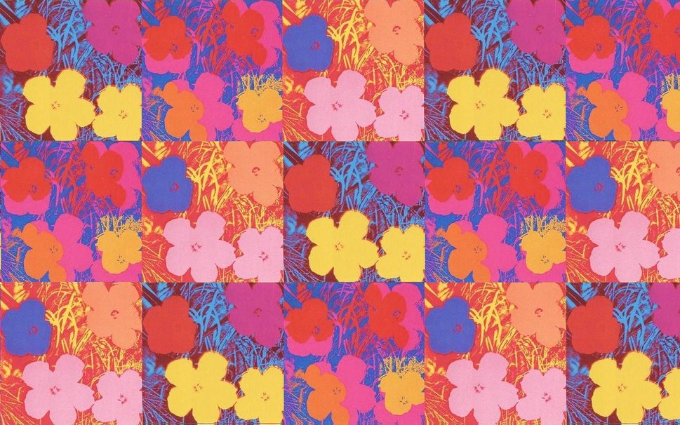 Fleurs De Warhol Wallpaper