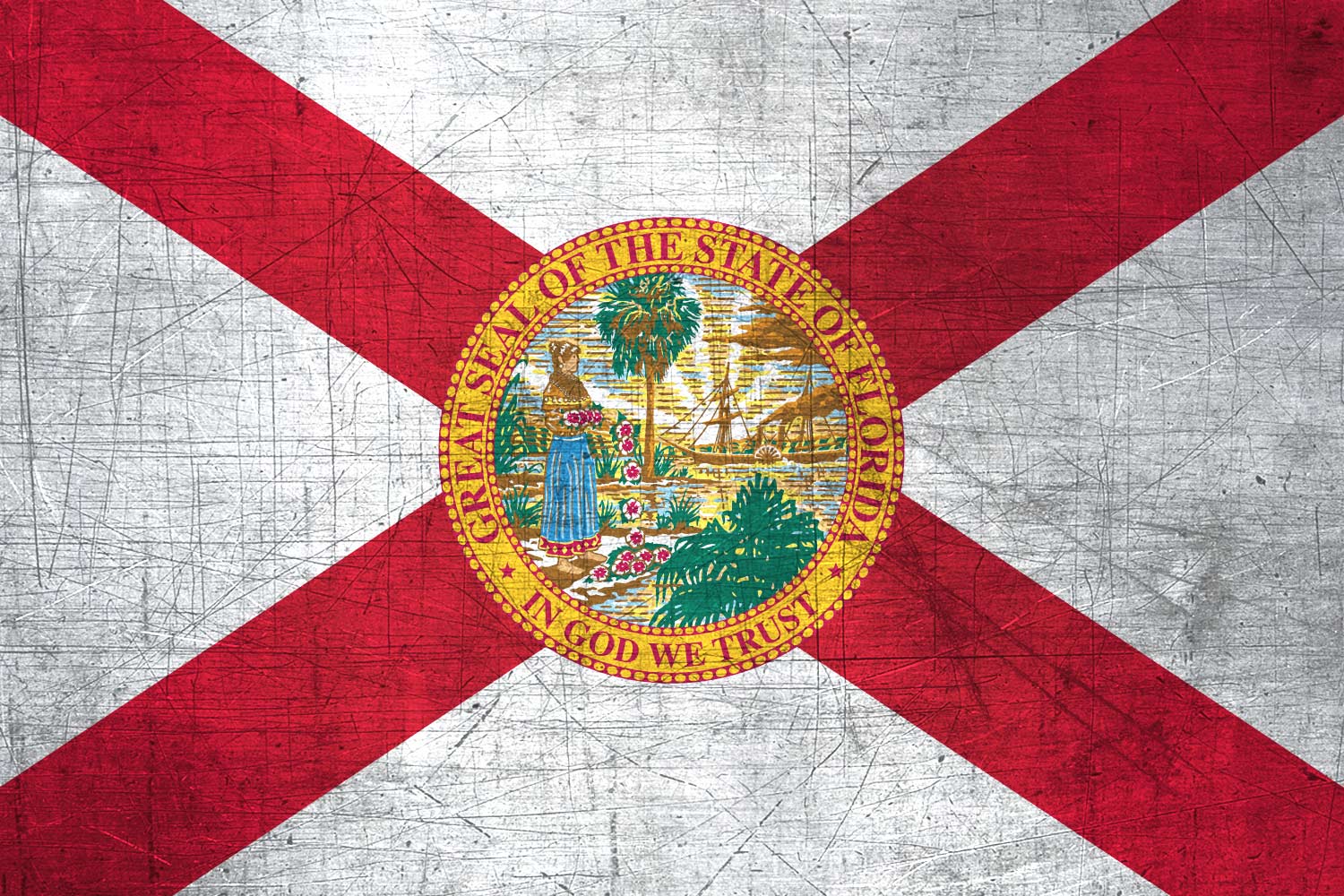 Florida Flag Wallpaper Top Background