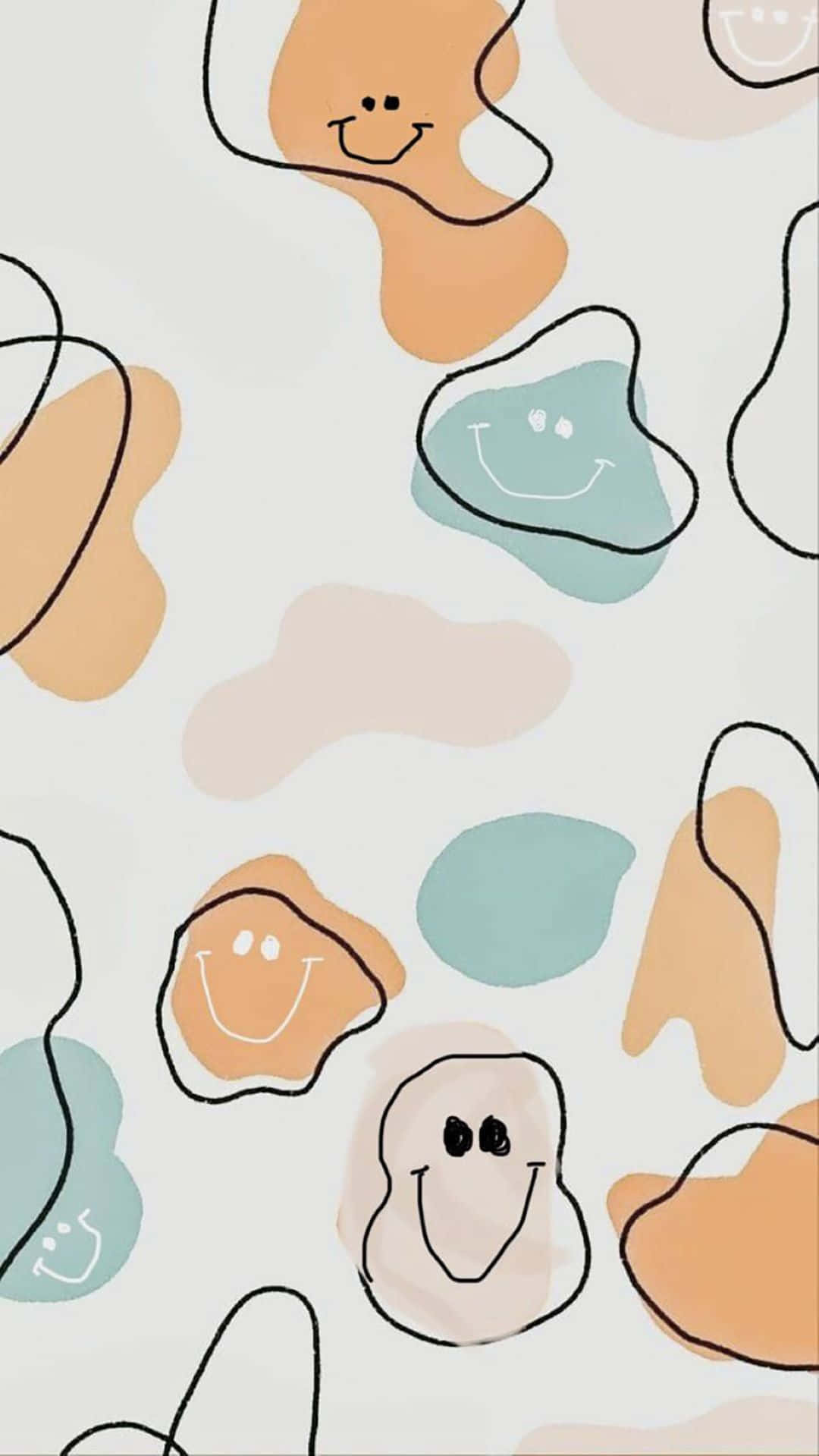 Preppy Smiley Aesthetic Wallpaper