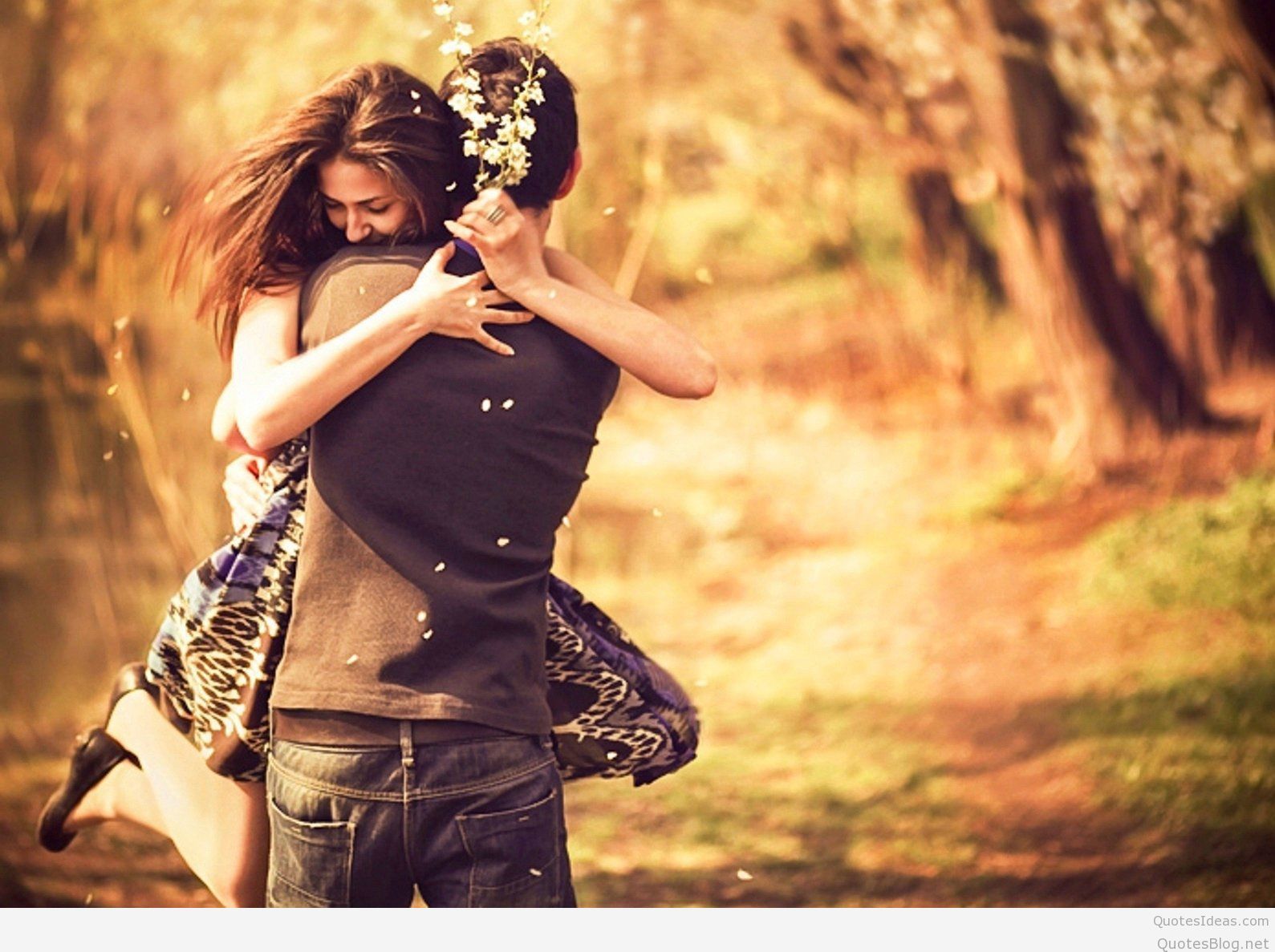 Love Couple Cute Full HD Wallpaper On