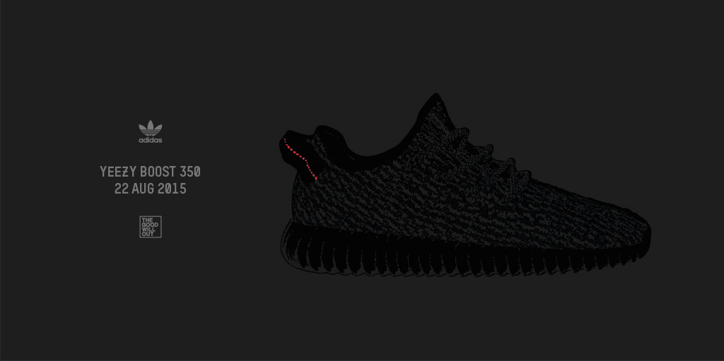 adidas Yeezy Boost 350 Pirate Black release at The Good Will Out