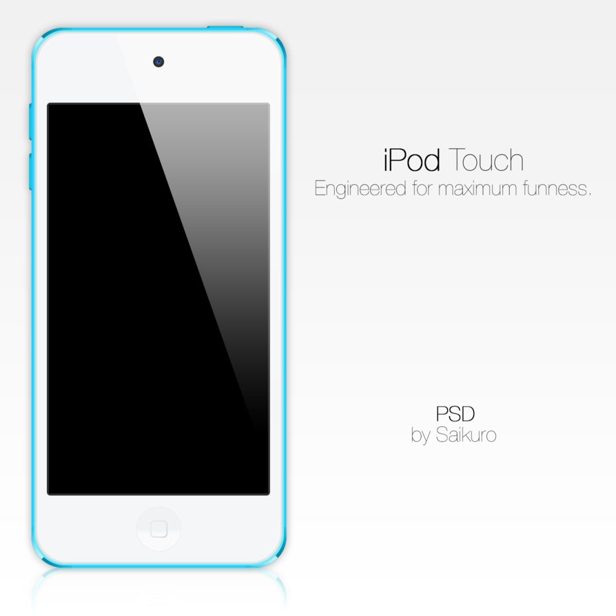 iPod Touch 5 PSD by Saikuro on