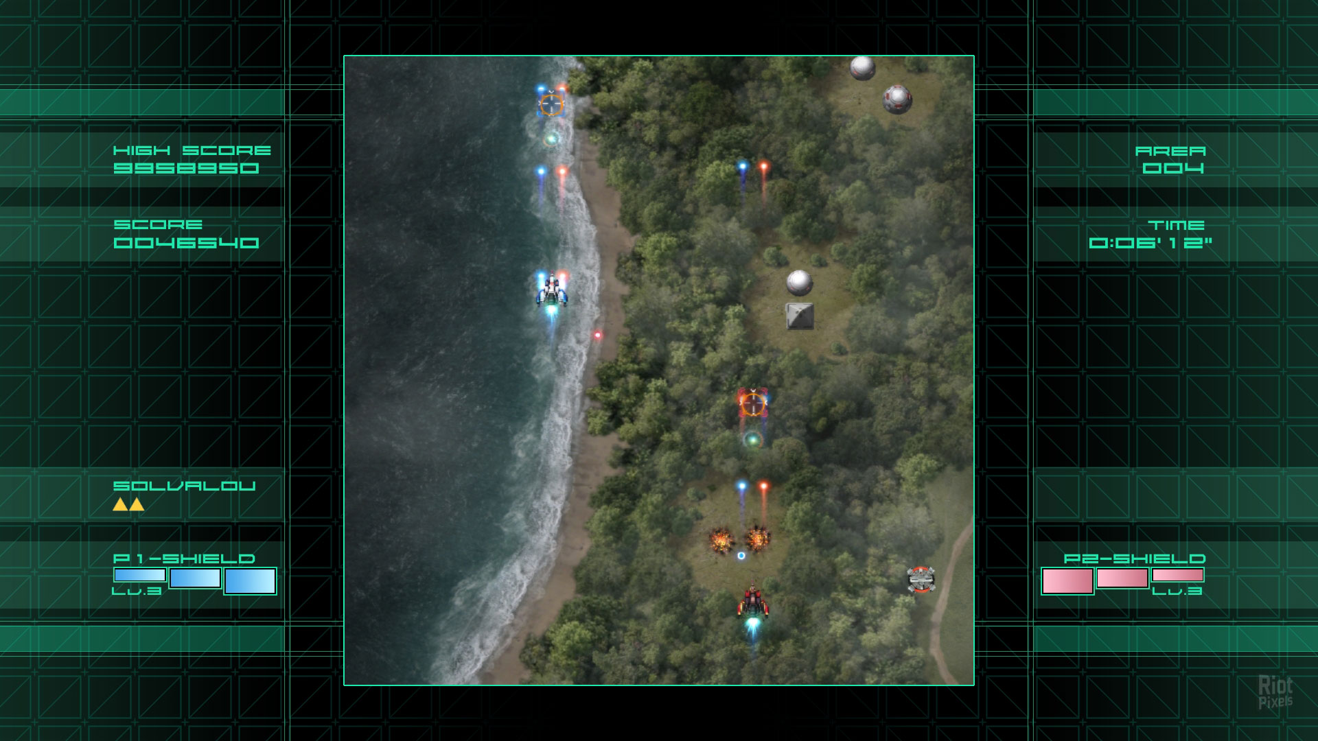 Xevious Resurrection Game Screenshots At Riot Pixels Image