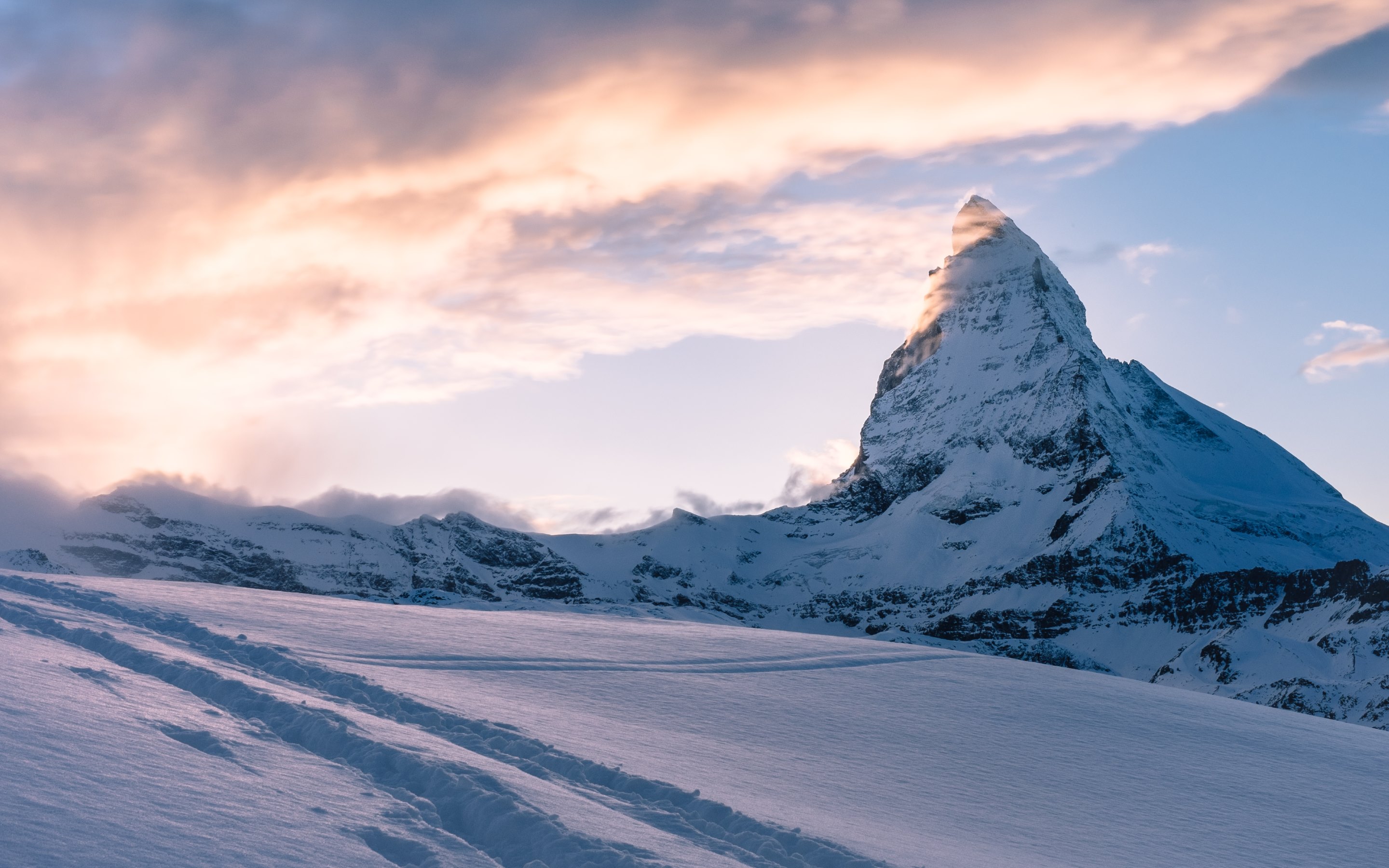 Swiss Alps Matterhorn Mountain Peak Wallpaper HD