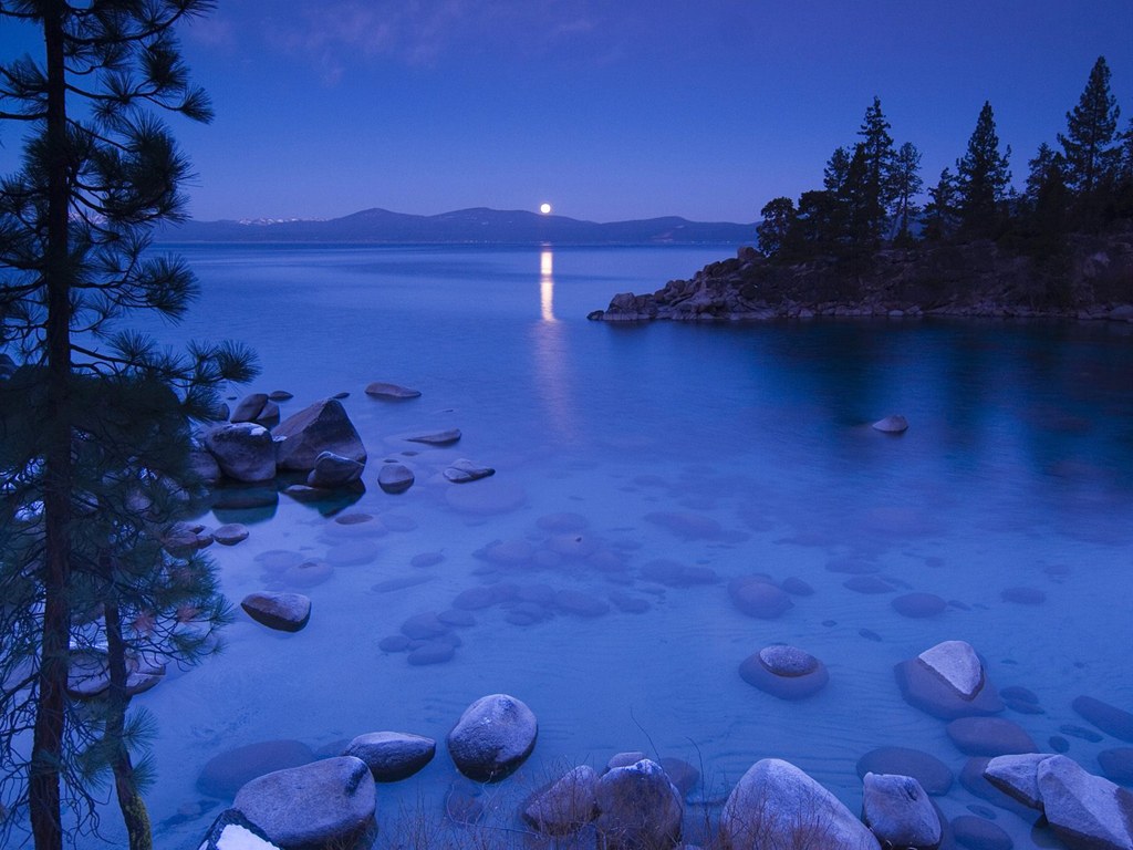 Lake Tahoe HD Desktop Wallpaper Sunset