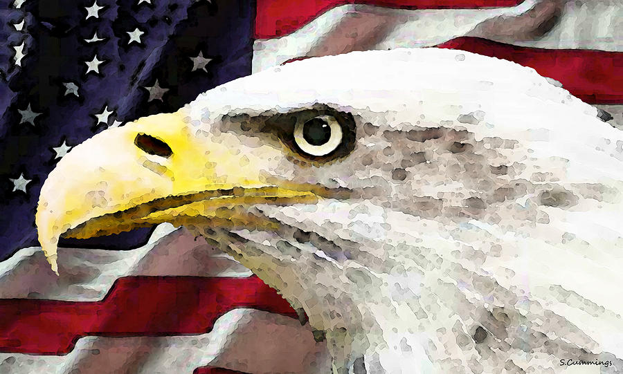 Bald Eagle With American Flag Wallpaper Bald Eagle With American Flag
