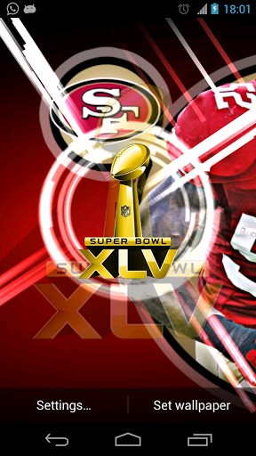 Phone San Francisco 49ers Live Wallpaper Is An Interactive
