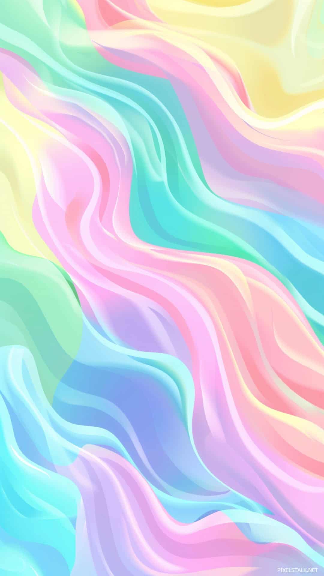 Pastel Rainbow Wallpaper