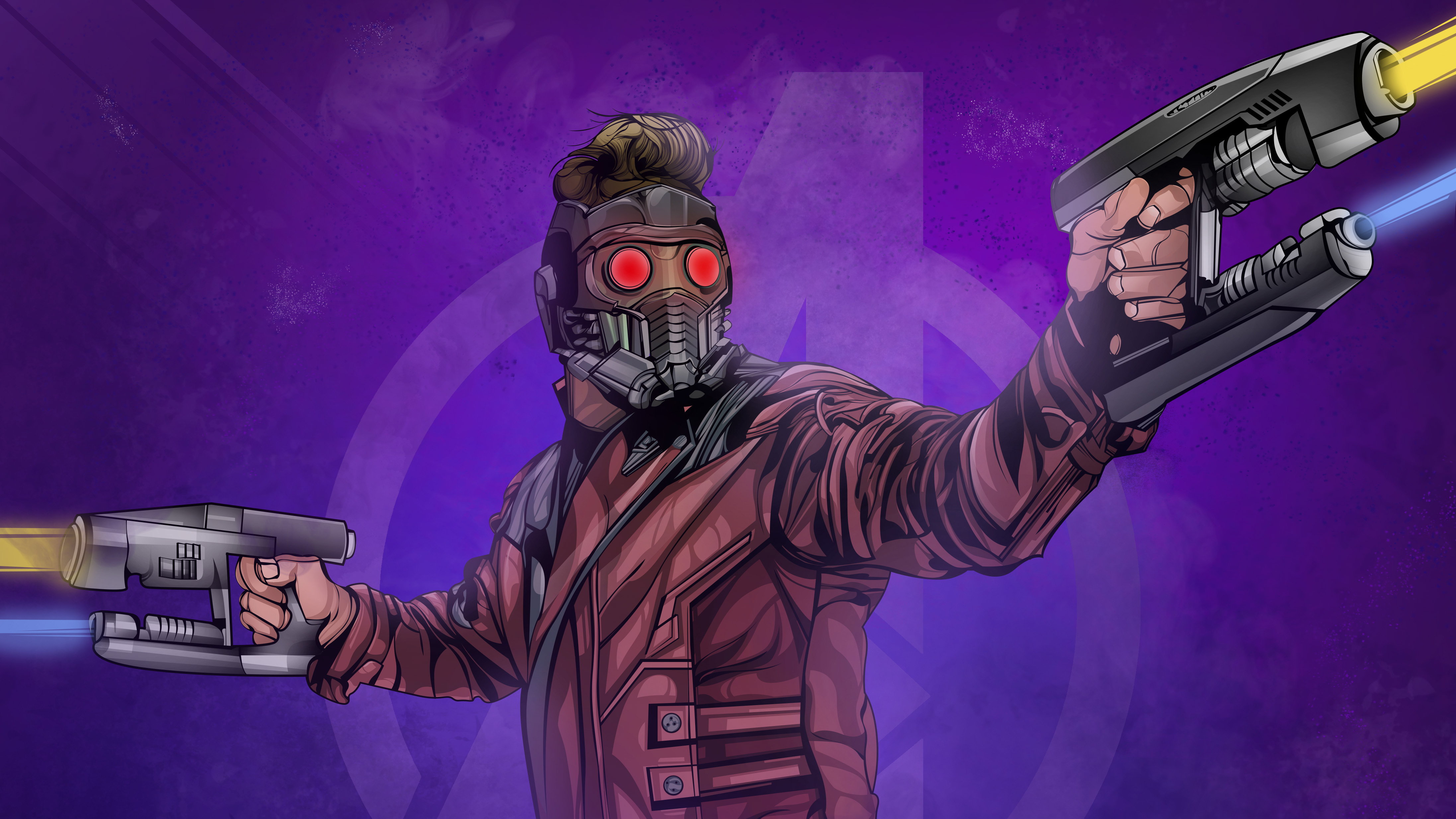 Star Lord 4k Artworks Wallpaper HD Superheroes
