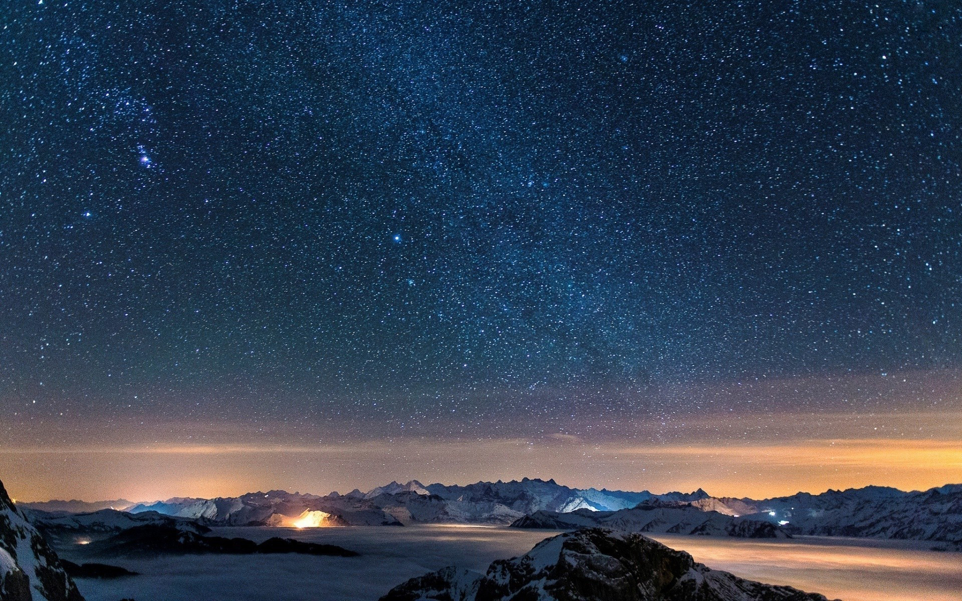 Starry Night Wallpaper HD