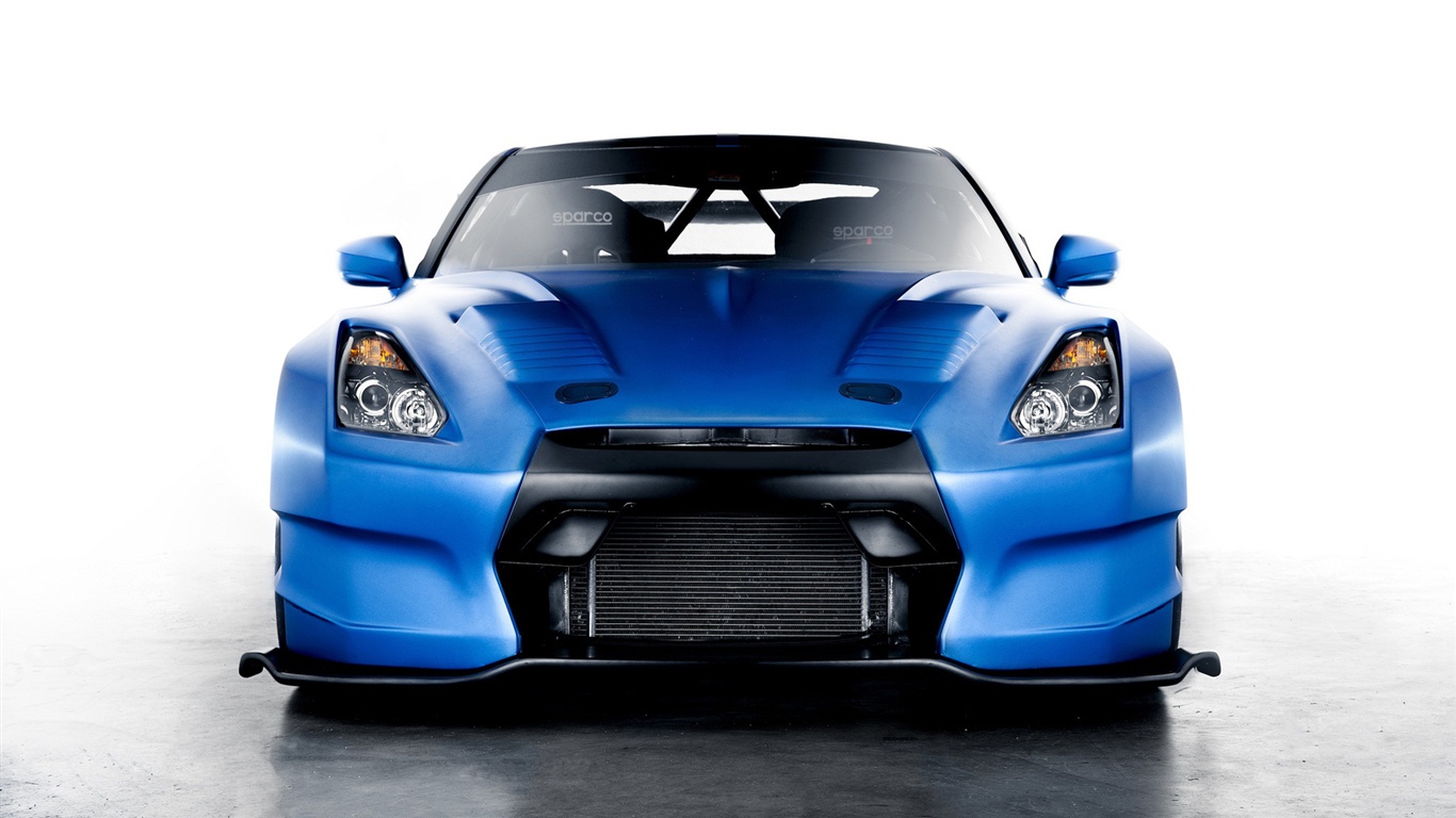 Nissan Gt R Blue Race Car Wallpaper Resolution