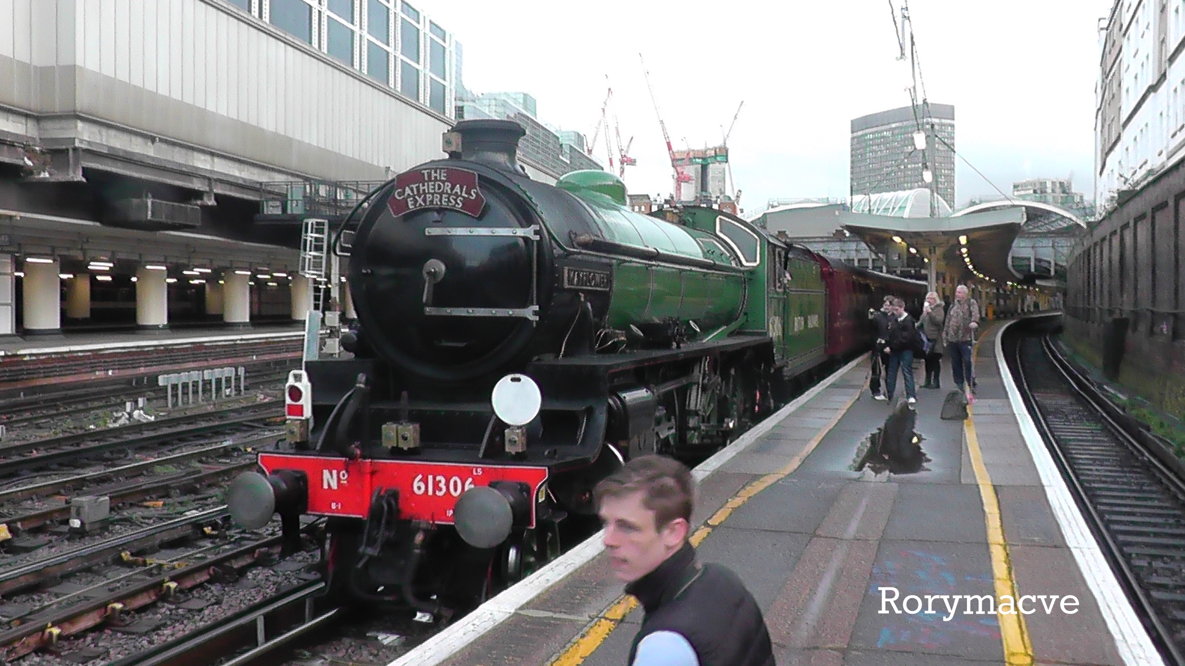 LNER 61306 Mayflower at London Victoria by The Transport Guild on