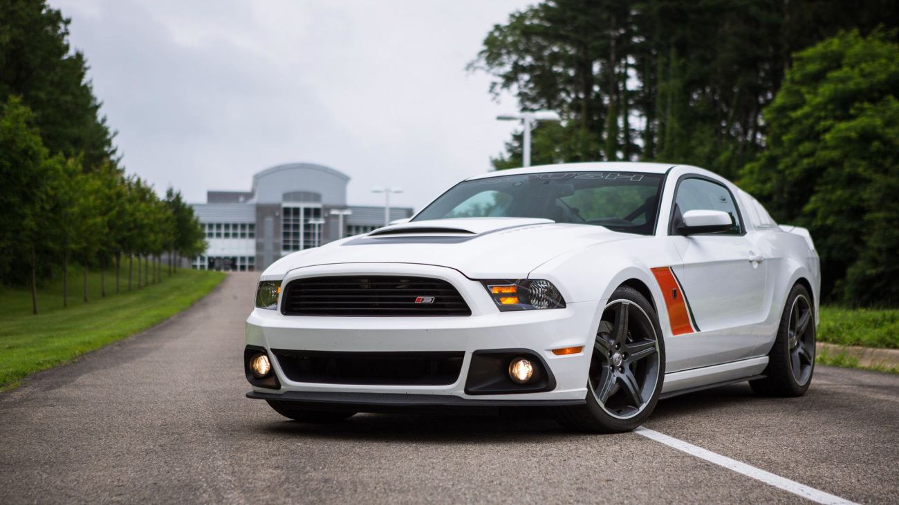 Car Wallpaper White Roush Mustang Photos The Strong For