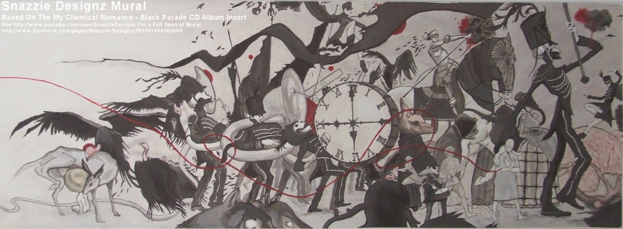 My Chemical Romance Black Parade Mural By Snazzie Designz On