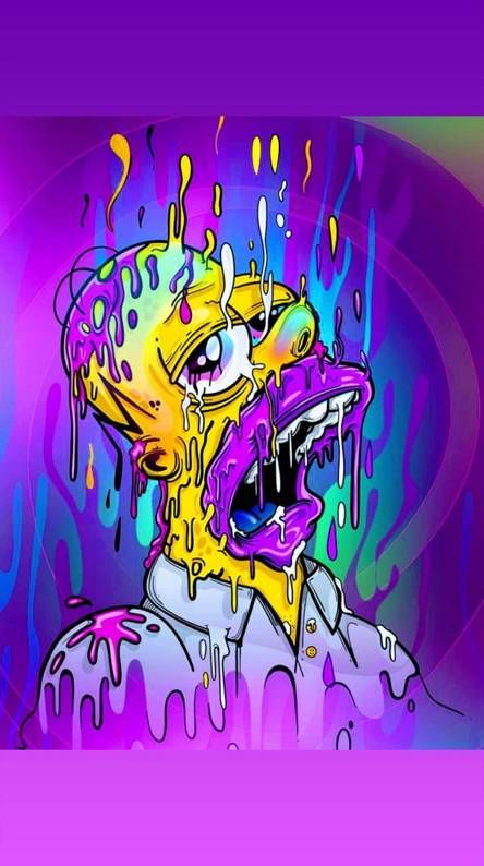 iPhone Wallpaper Video Trippy Graffiti Cartoon