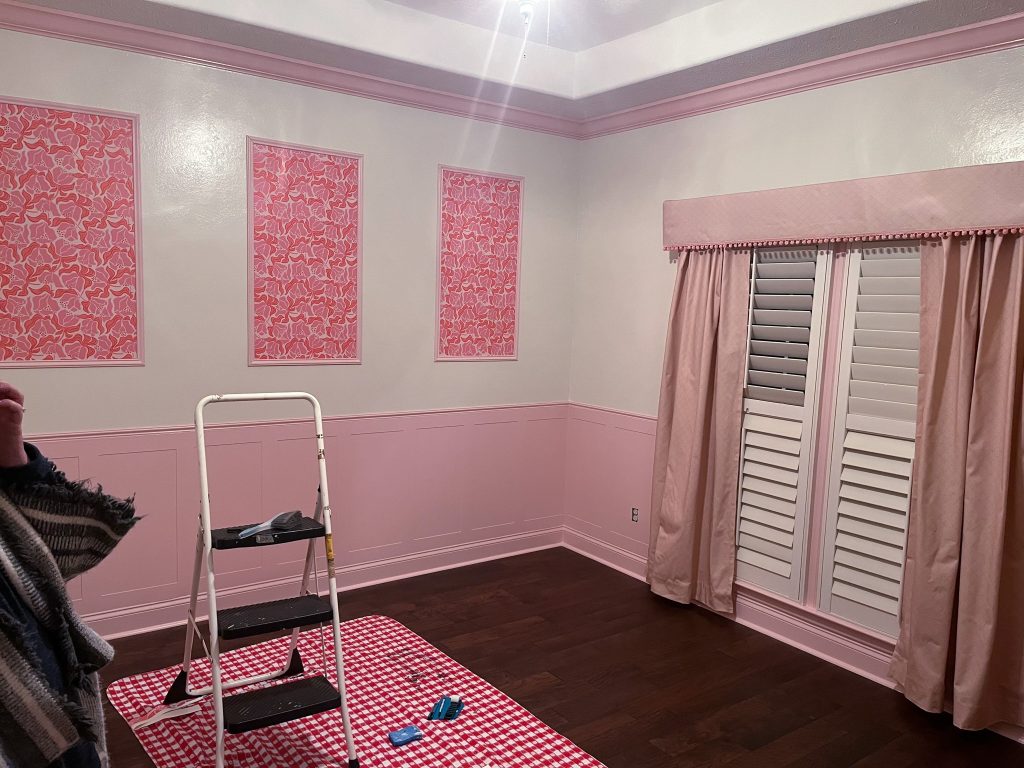 Confessions Of A Home Renovation Newbie Diy Nursery Transformation Wallpaper