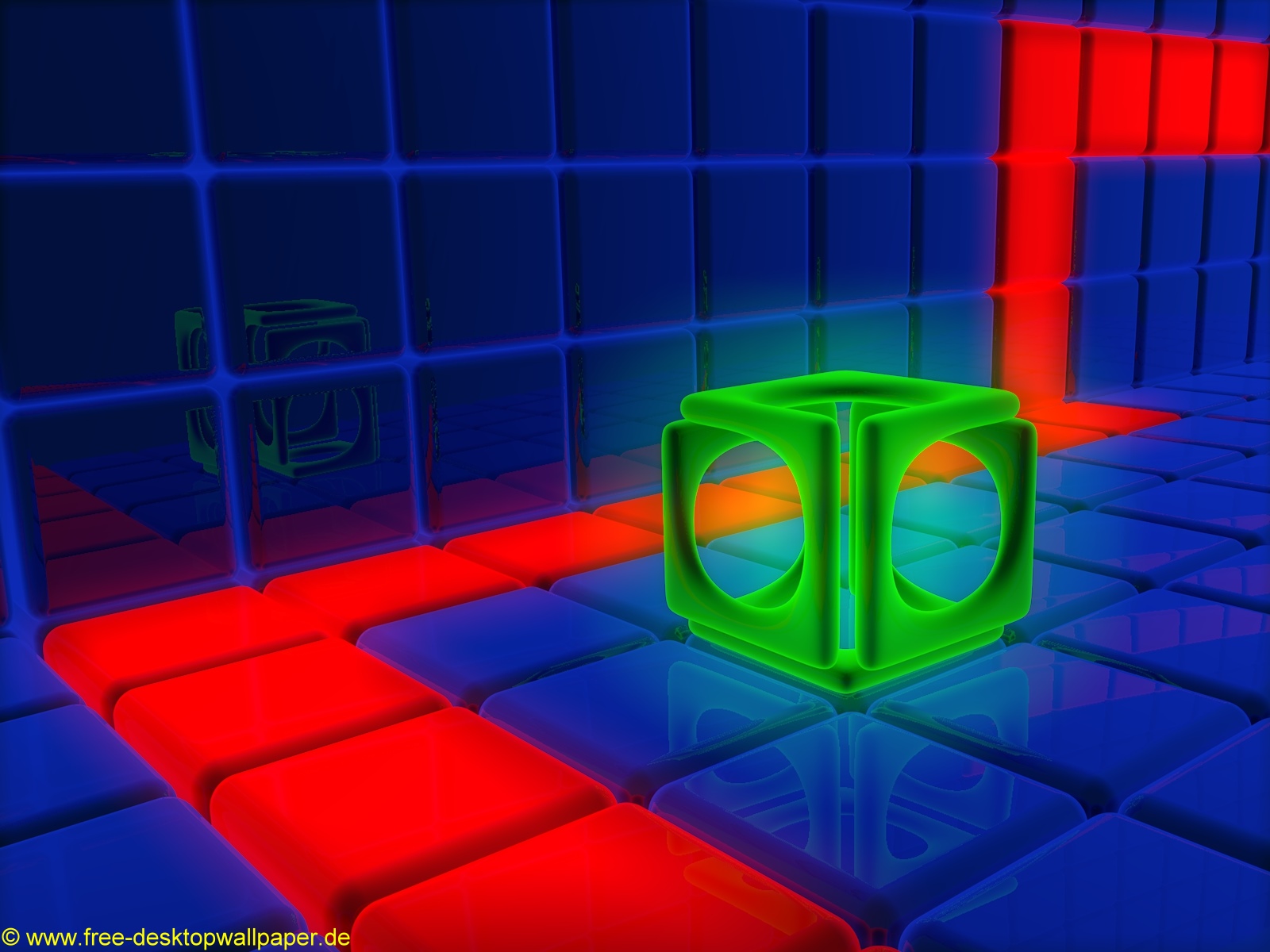 3d Art Neon Desktop Background HD Abstract Hintergrundbild