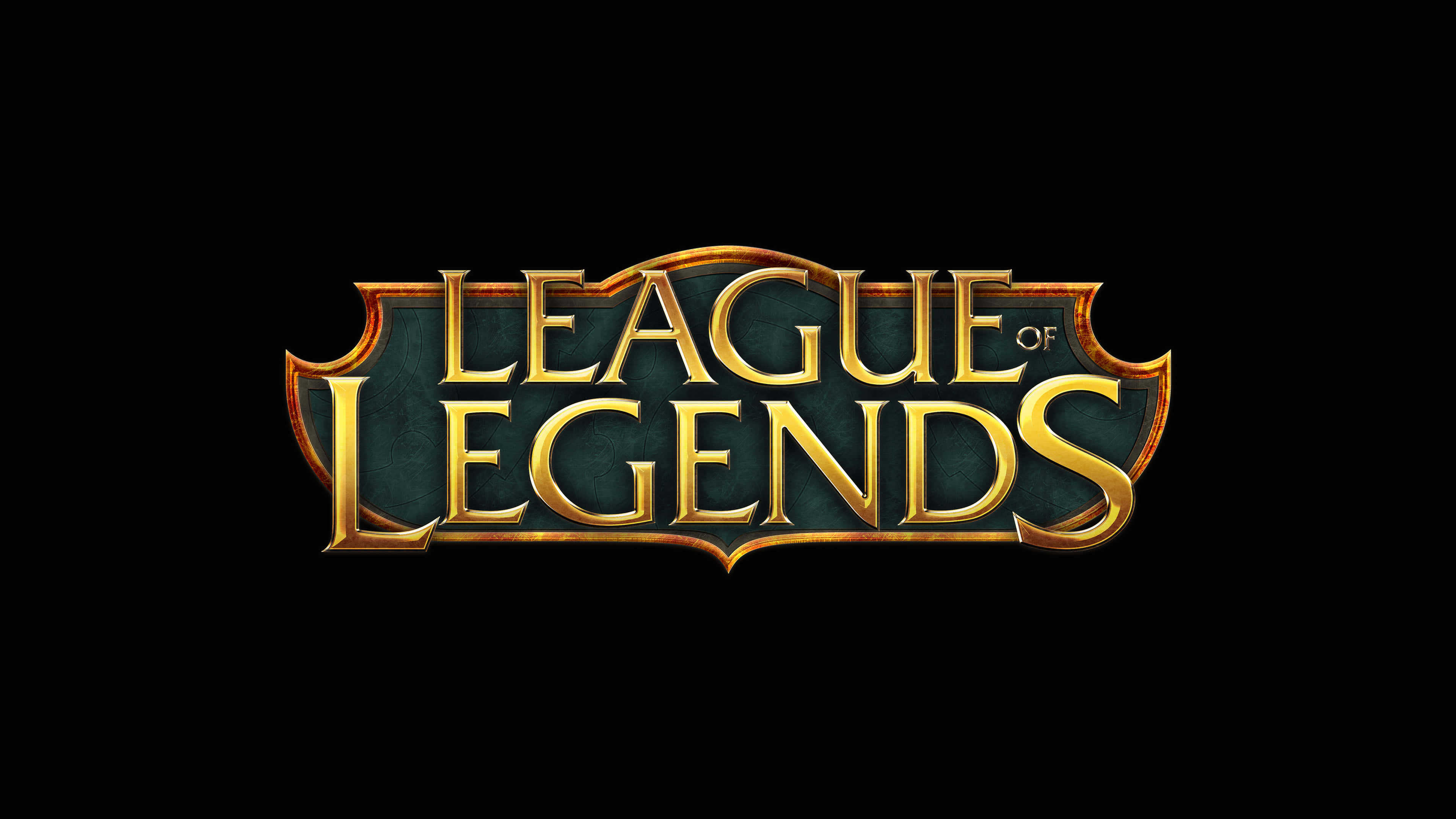League of Legends Logo on a Black Background