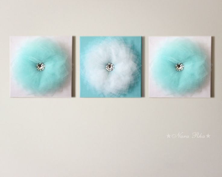 Free Download Tiffany Blue Wall Decor Flower Decoration Wall