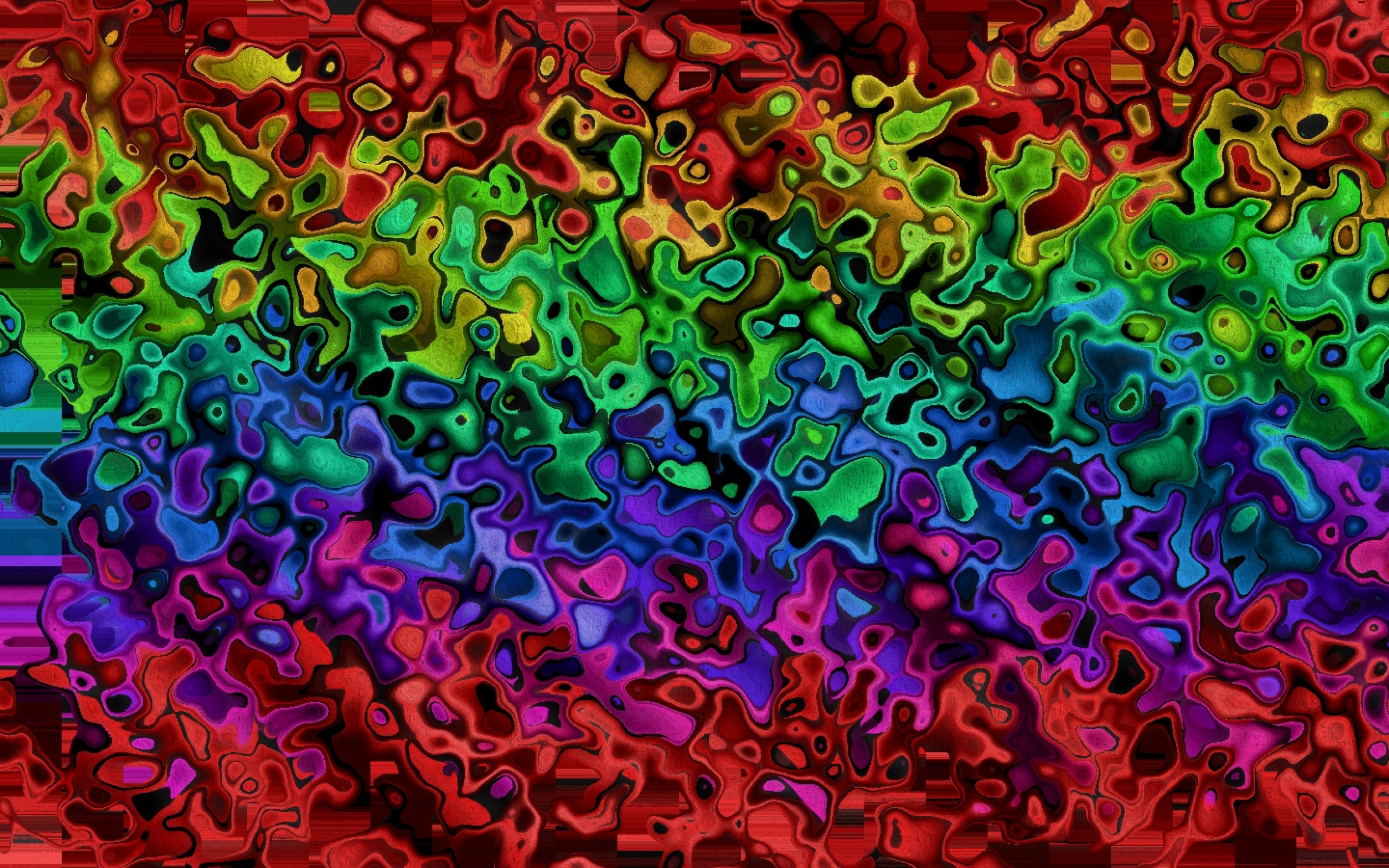 Psychedelic Rainbows Wallpaper Art HD Hi Res