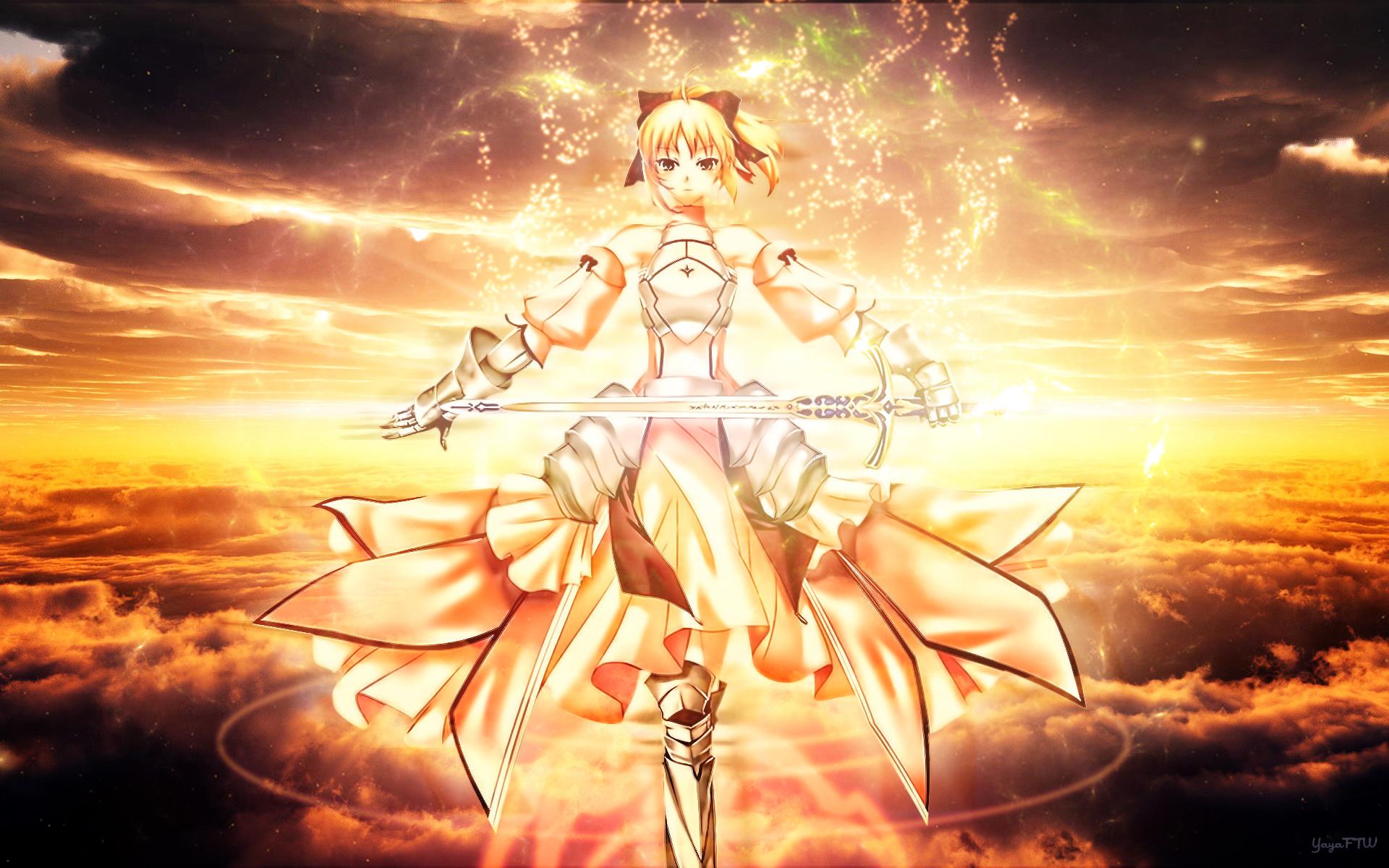 Saber Lily High Quality And Resolution Wallpaper On