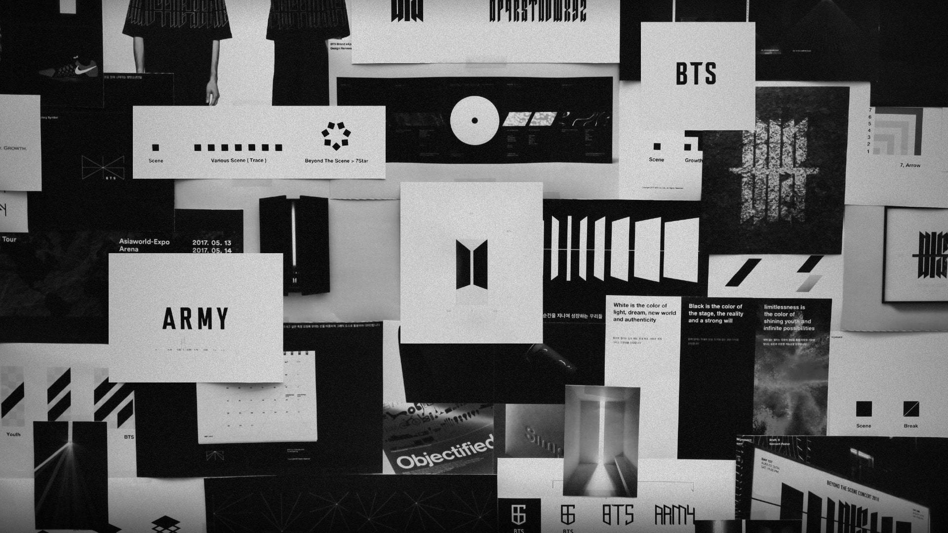 Bts Black Aesthetic Wallpaper S