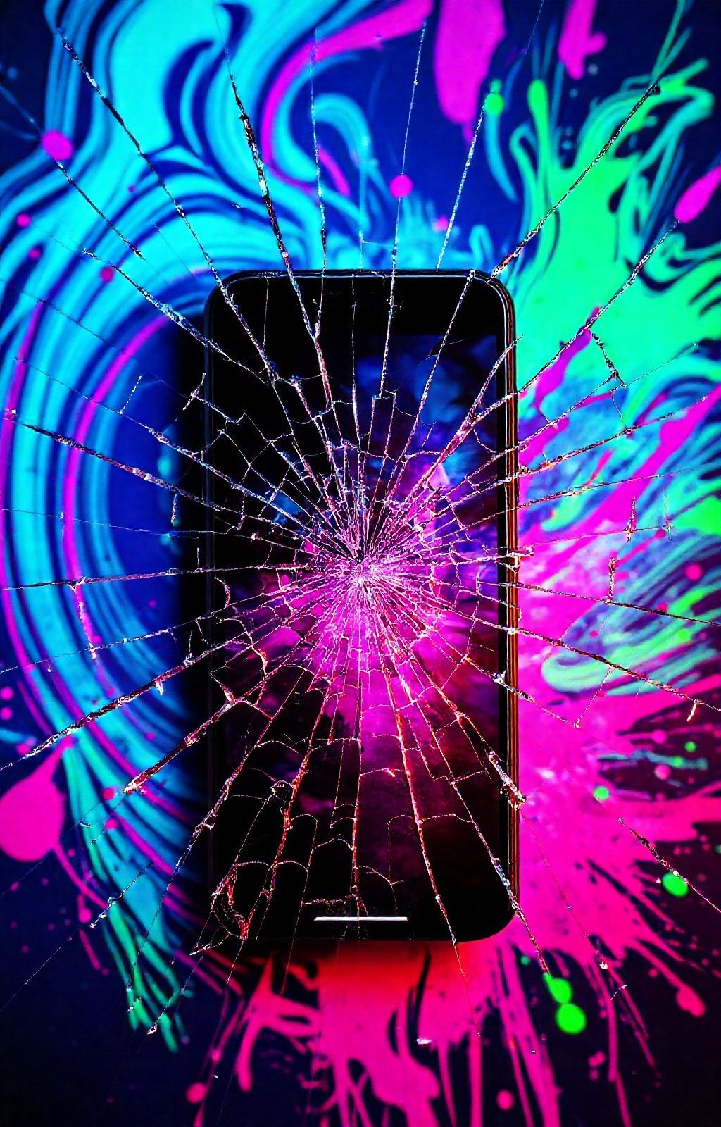 Wallpaper Cracked Screen