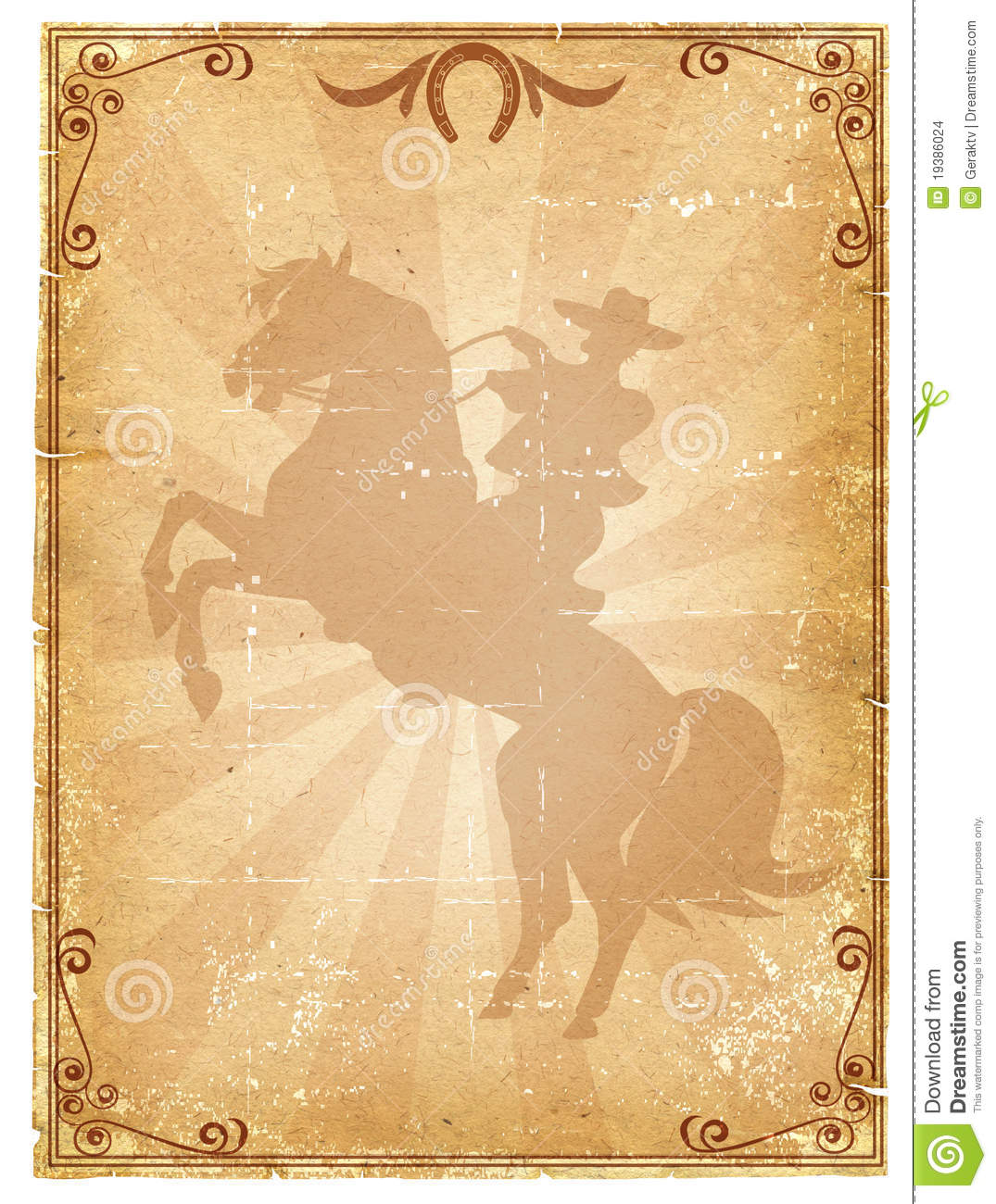 Western Leather Backgrounds Cowboy old paper background