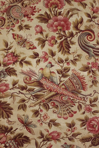 19th Century French Printed Cotton