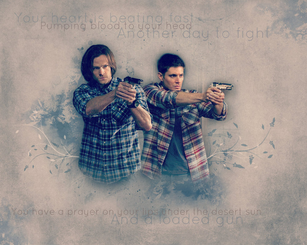 Supernatural Wallpaper Sam And Dean By Artistiqua