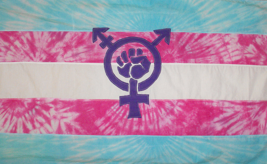 Tie Dyed Trans Pride By Randomflyingpigeons