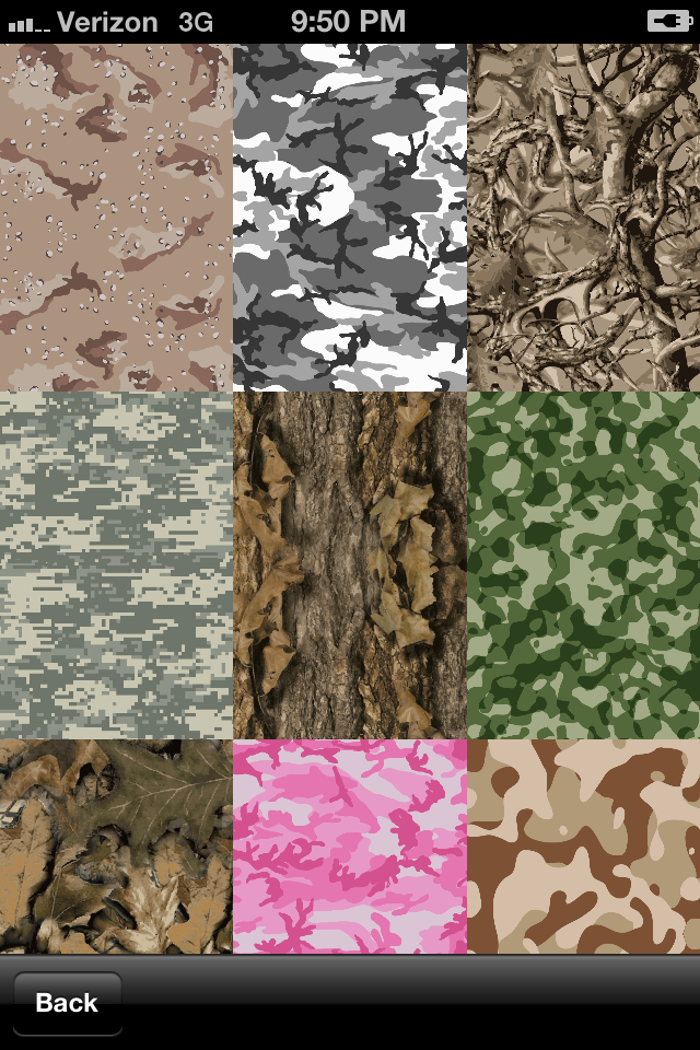 Camo Yo Phone Camouflage Wallpaper App For iPhone And iPad