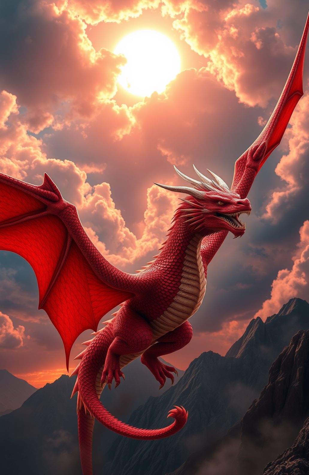 Red Dragon Wallpaper Hd