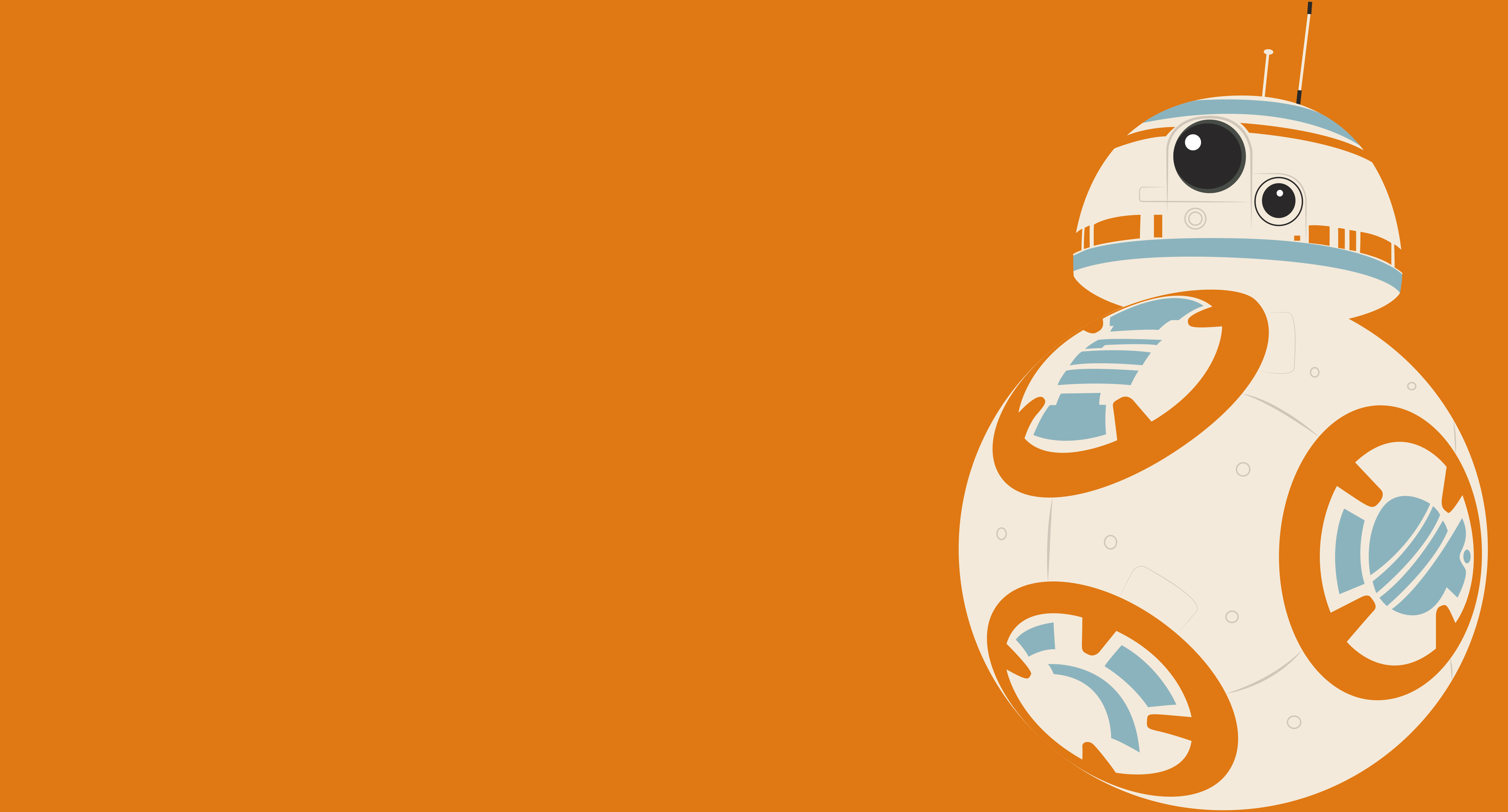 Star Wars Bb8 Minimalist By Jhonaatan