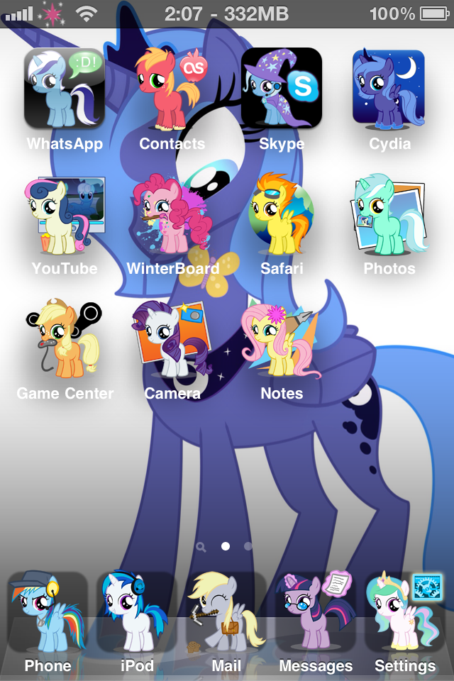 Equestria Daily Mlp iPhone Theme