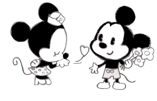 Mickey X Minnie By Sasuisgay