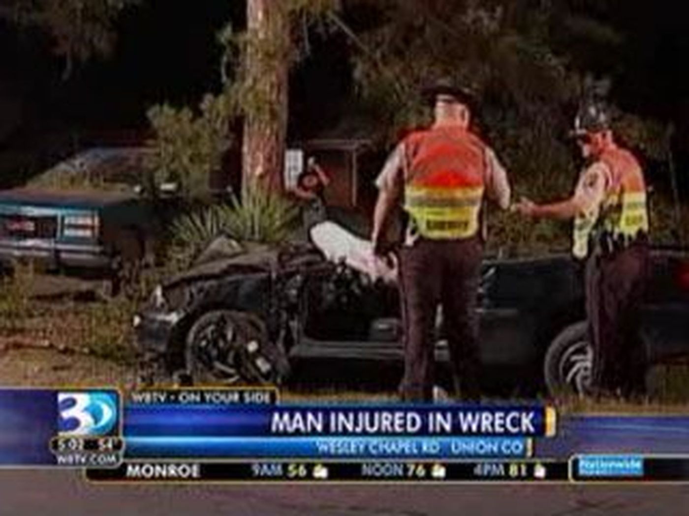 Man Going Mph Charged With Dwi After Wrecking Car Trooper Says