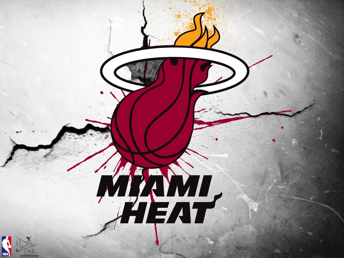 Miami Heat Logo Nba Basketball HD Wallpaper